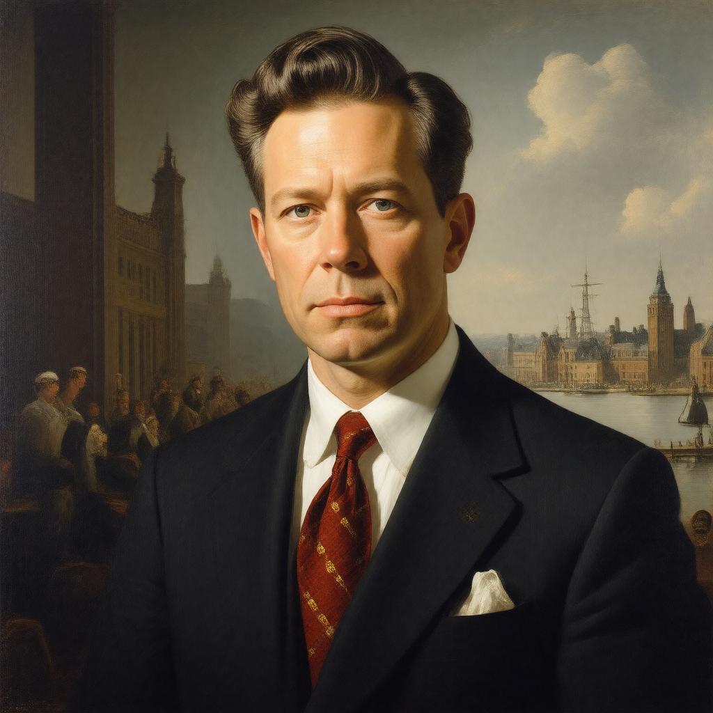 AI-created image of David Nyhan