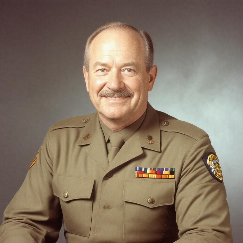 AI-created image of David Ogden Stiers