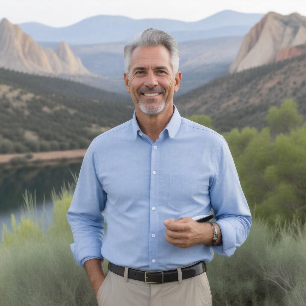 AI-created image of David R. Montgomery