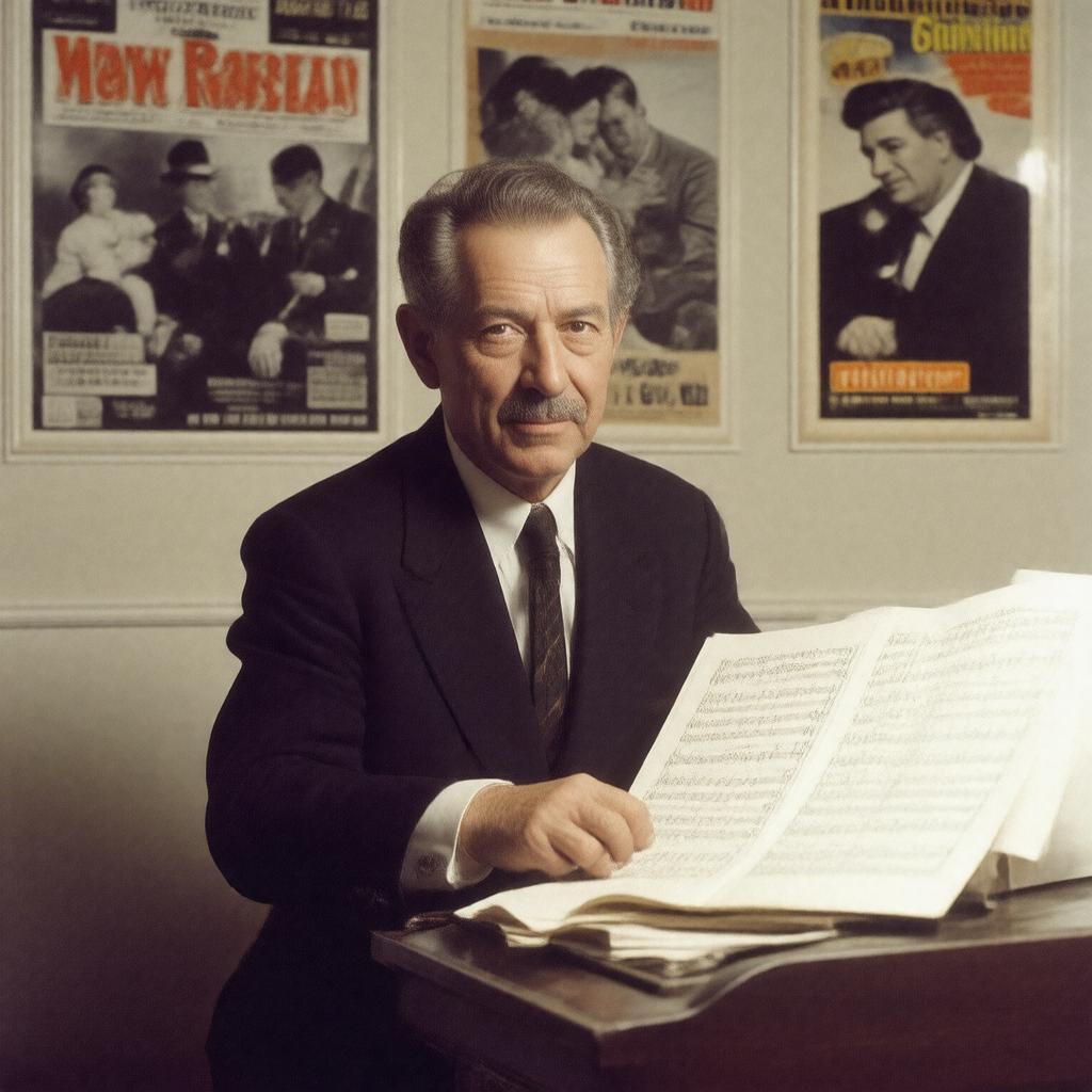 AI-created image of David Raksin