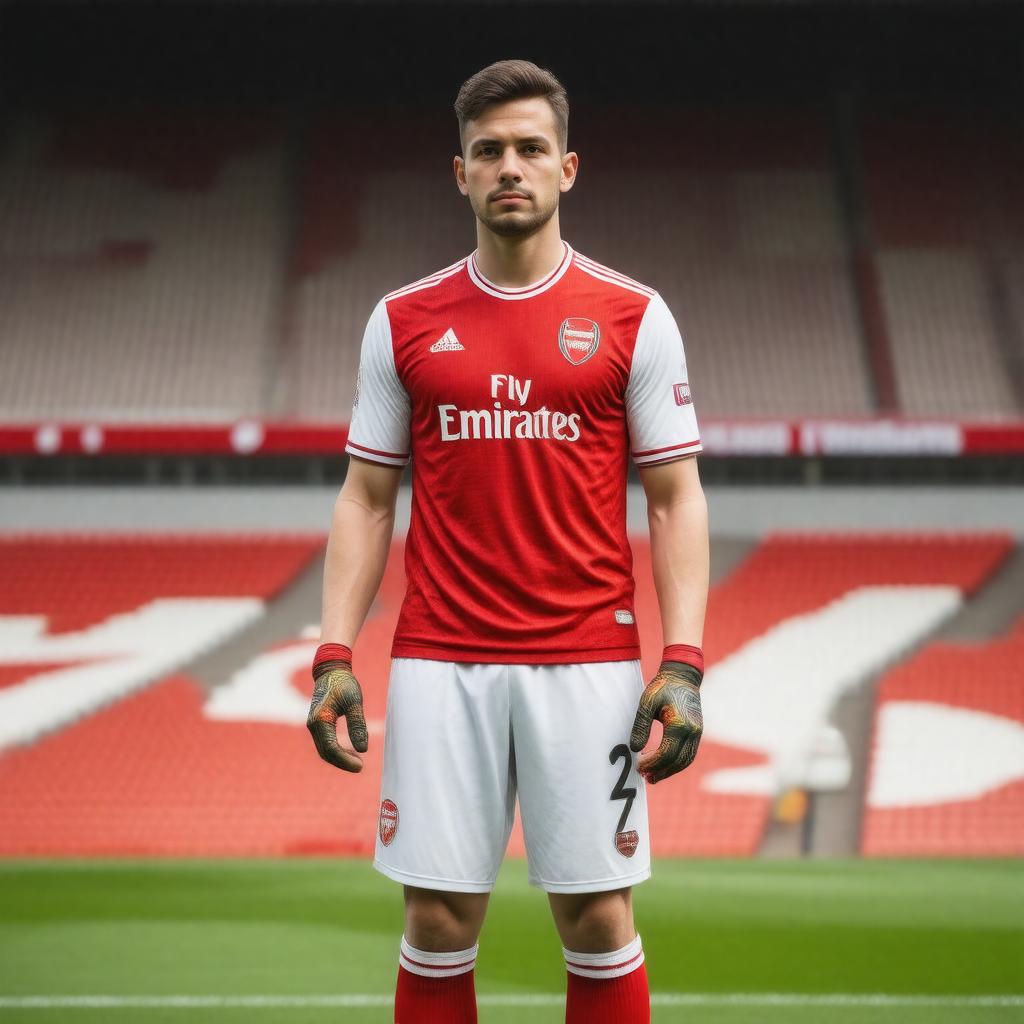 AI-created image of David Raya Martín