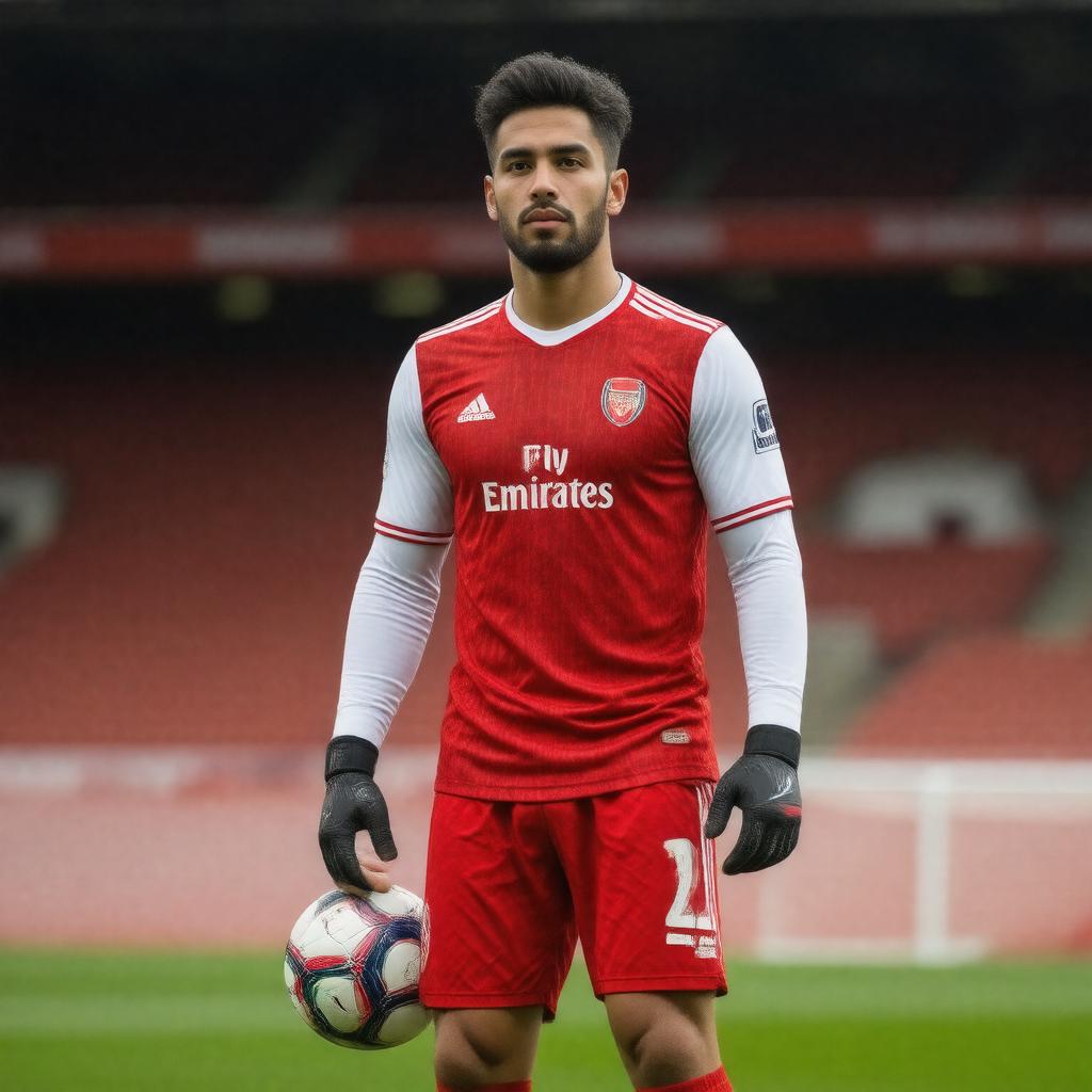 AI-created image of David Raya