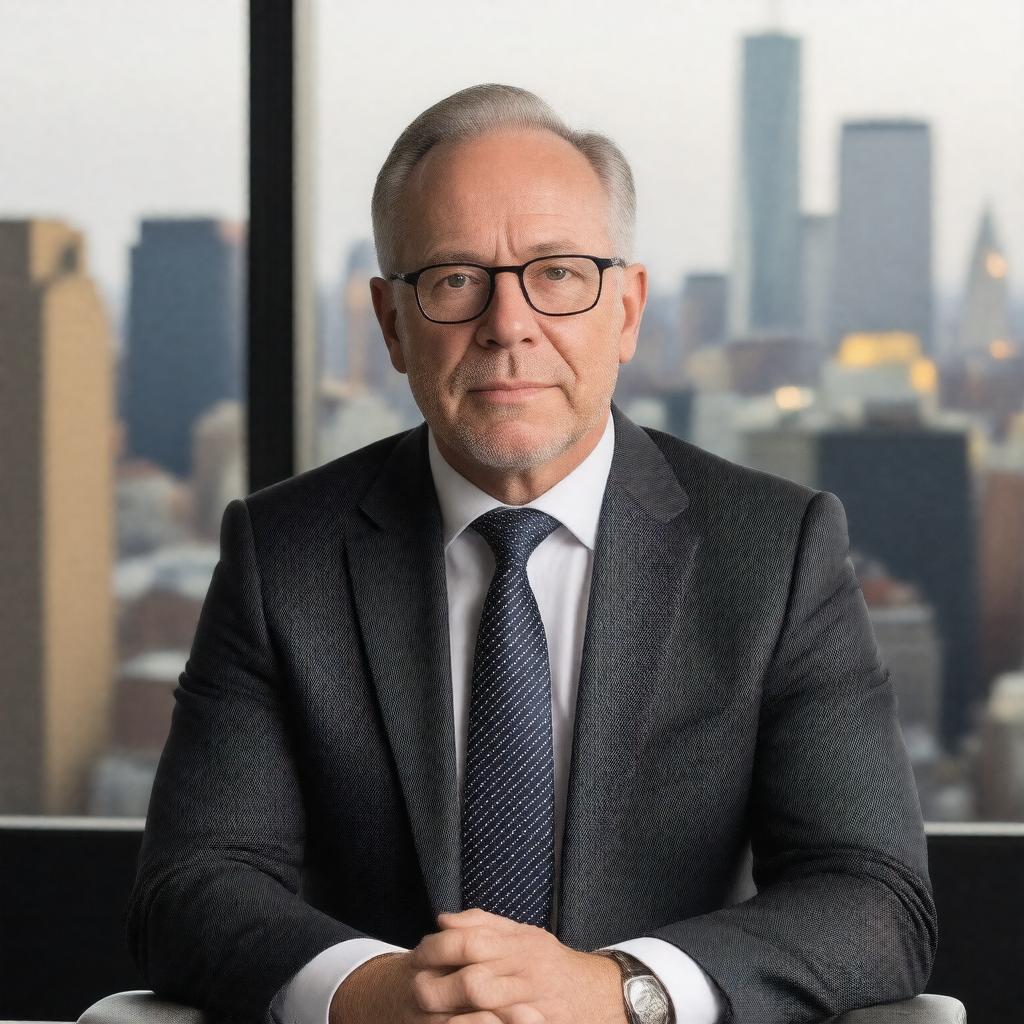 AI-created image of David S. Blitzer