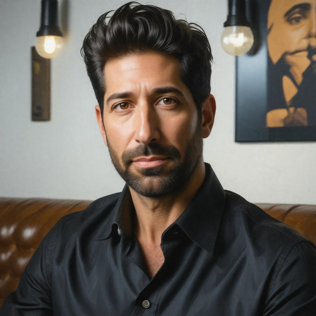 AI-created image of David Schwimmer