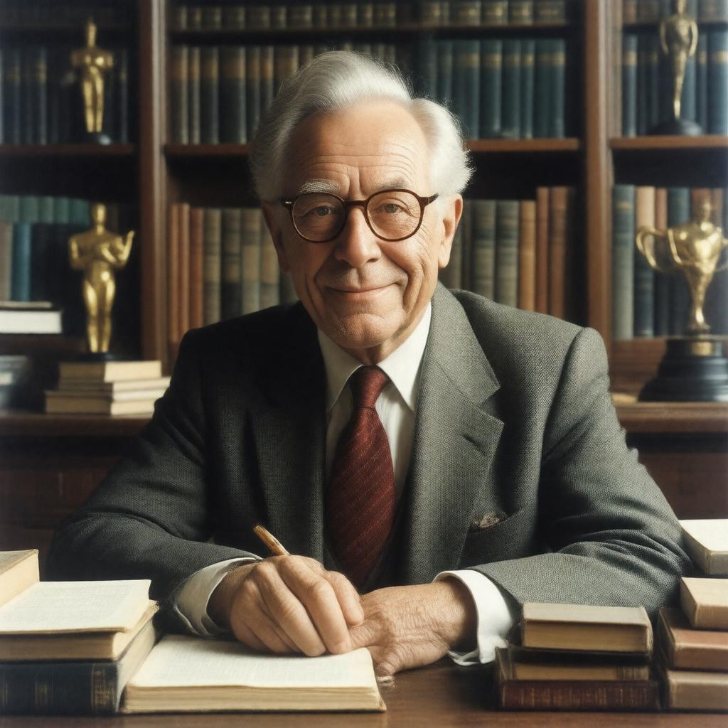 AI-created image of David Seidler