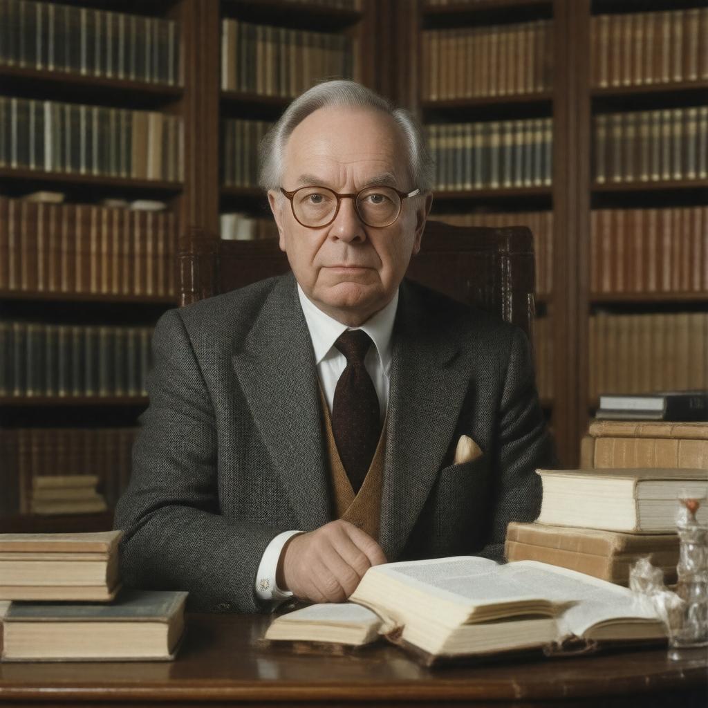 AI-created image of David Starkey