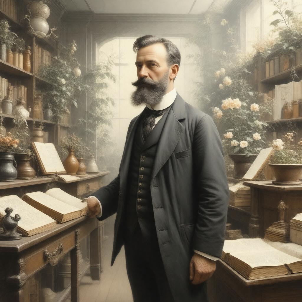 AI-created image of David Thomas Gwynne-Vaughan