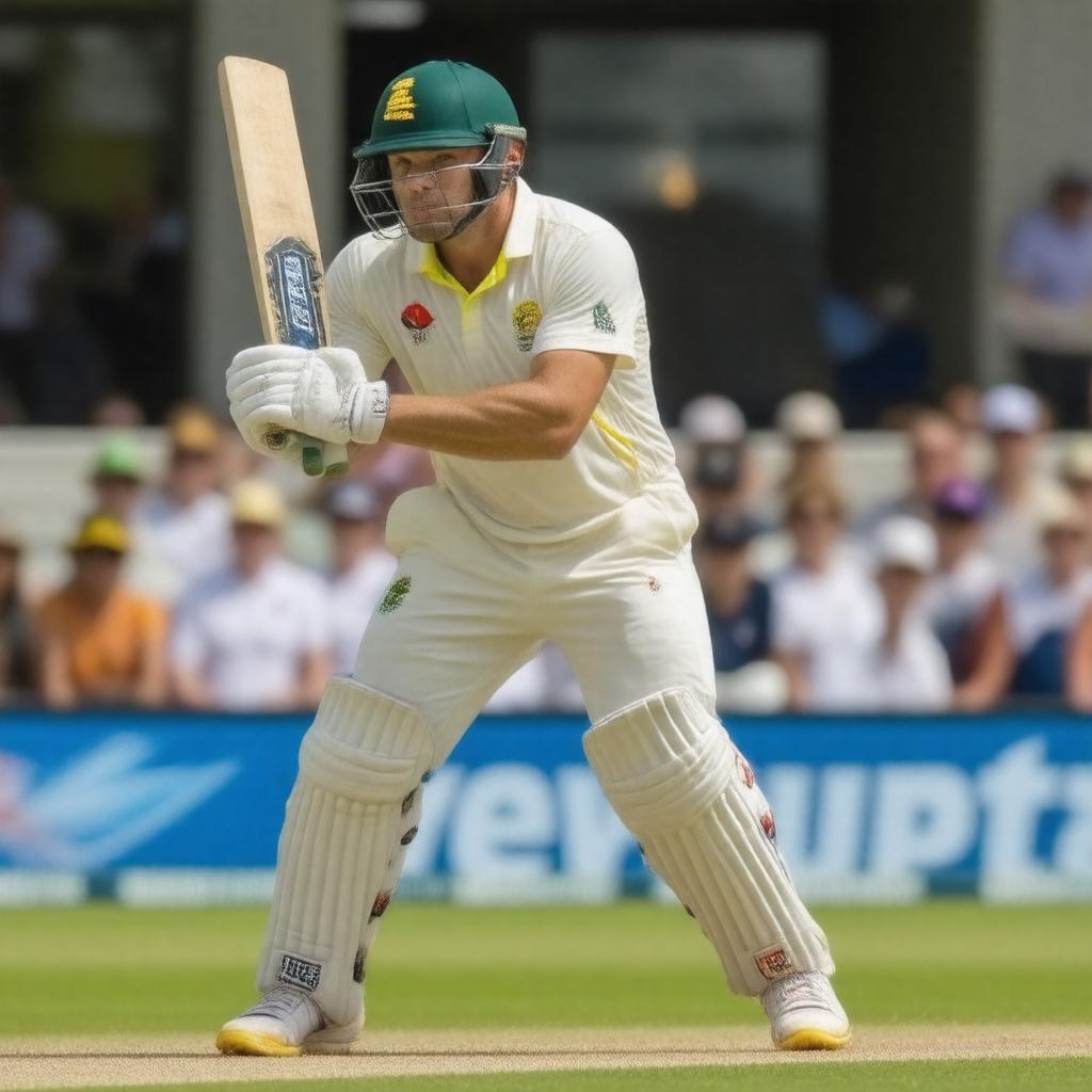 AI-created image of David Warner