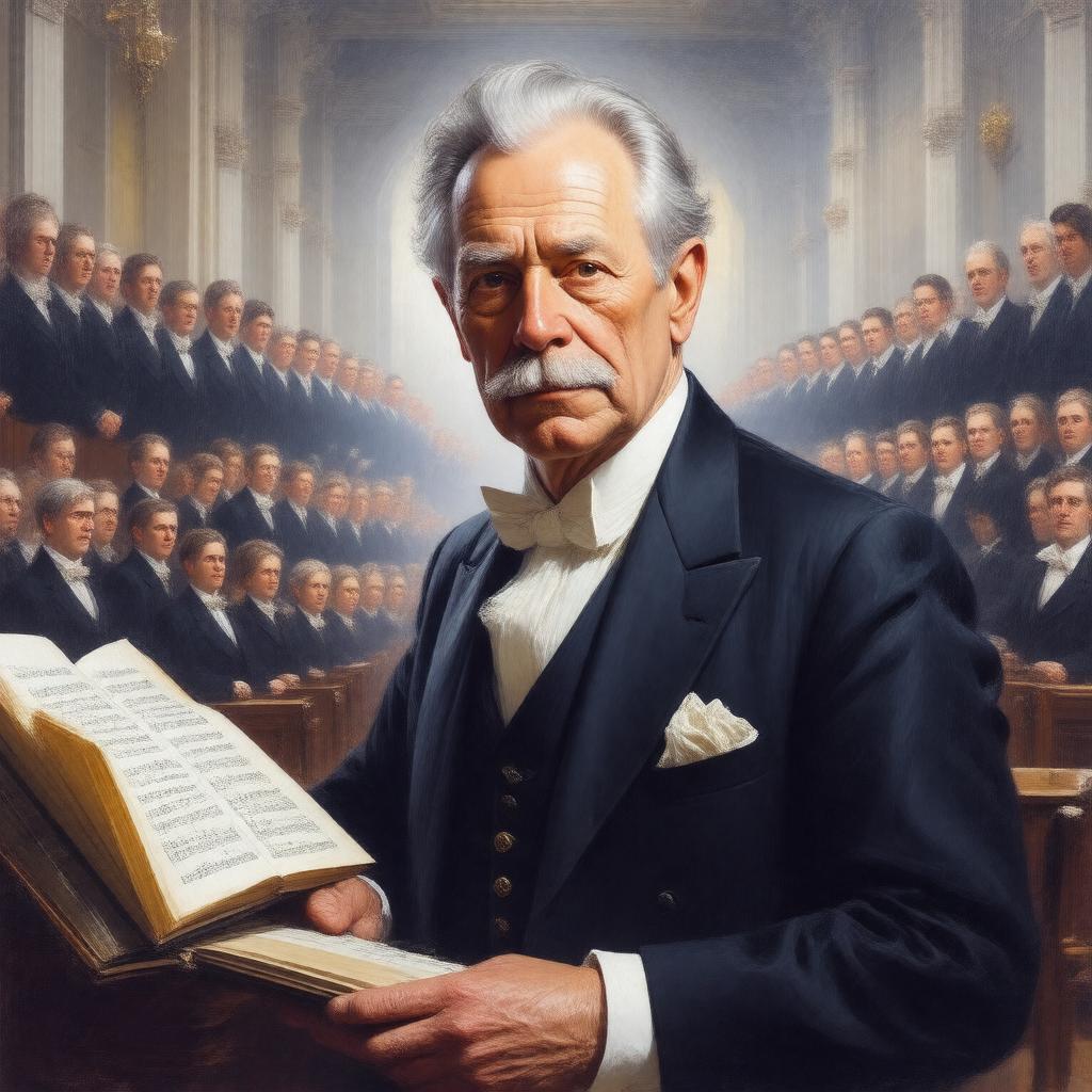 AI-created image of David Willcocks