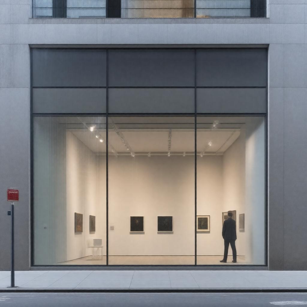 AI-created image of David Zwirner Gallery