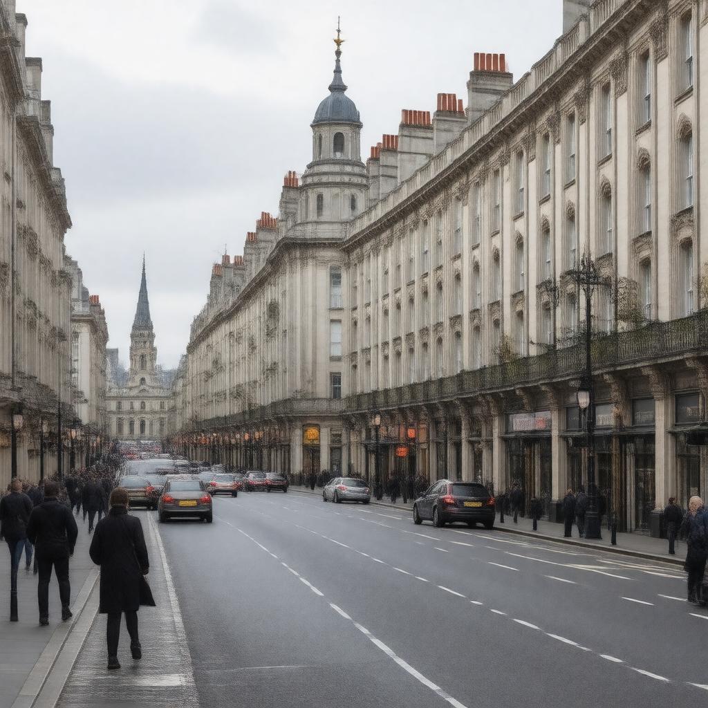 AI-created image of Davies Street