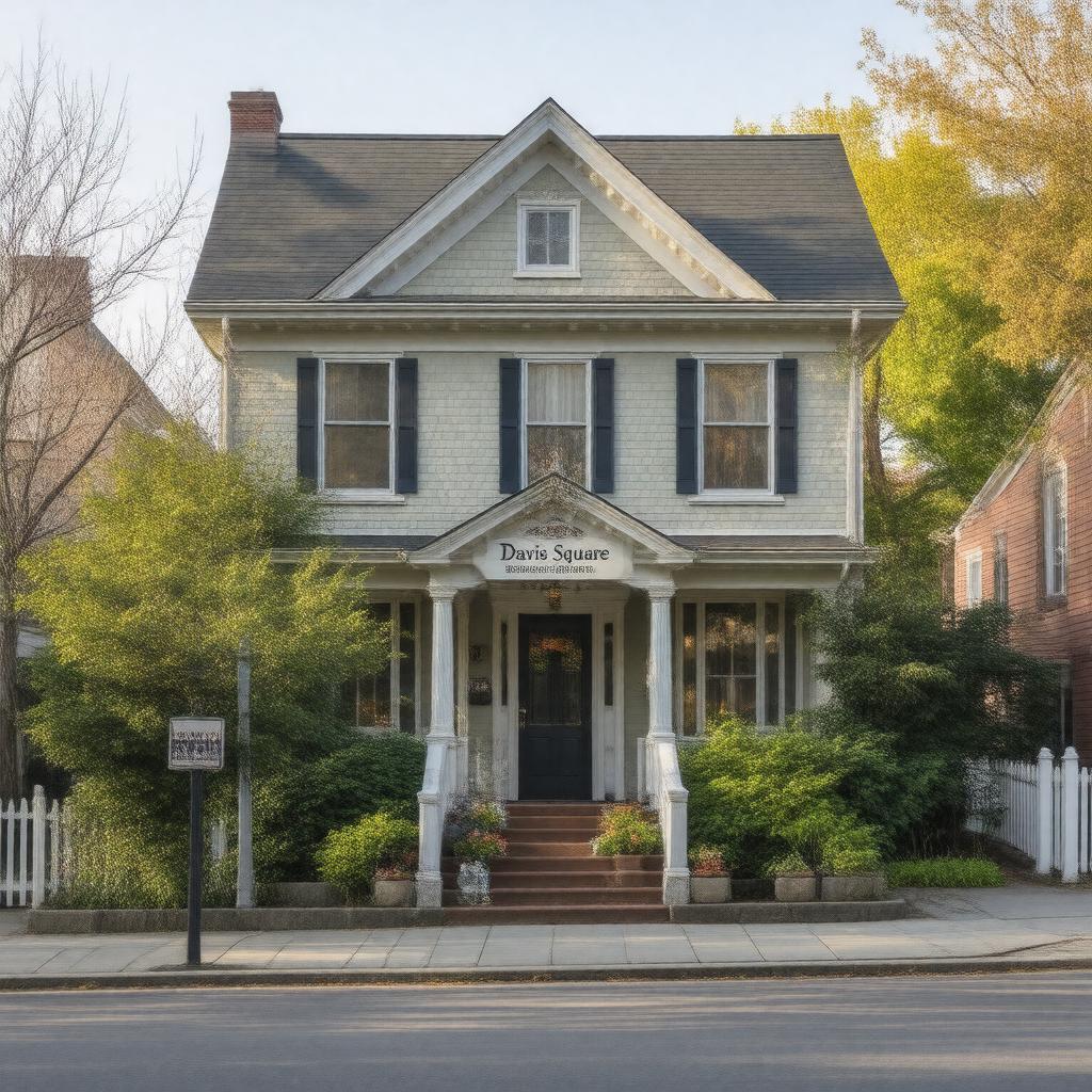 Click to view larger image AI-created image of Davis Square Inn
