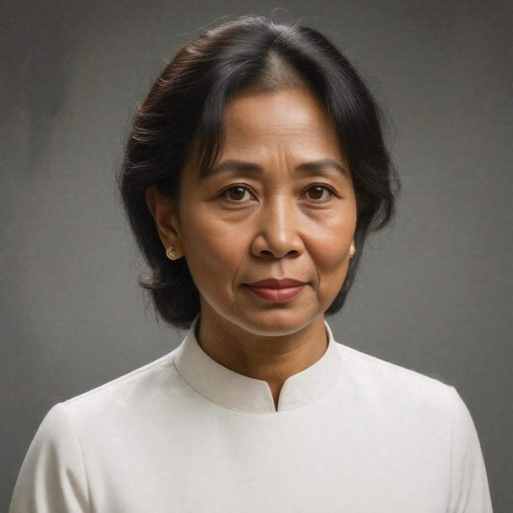 AI-created image of Daw Aung San Suu Kyi