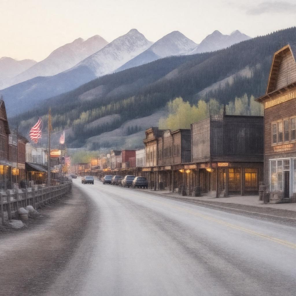 AI-created image of Dawson City