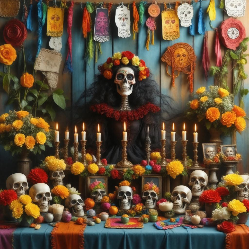 AI-created image of Day of the Dead