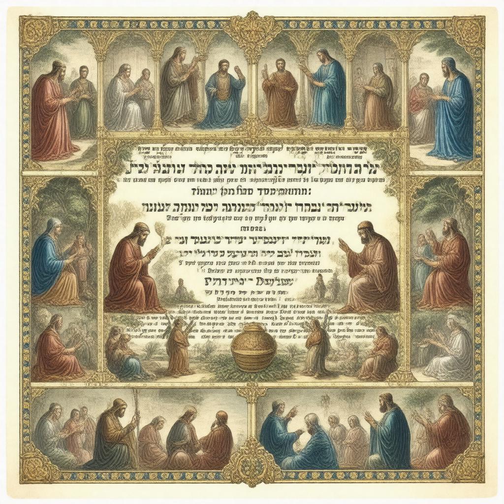 AI-created image of Dayenu song