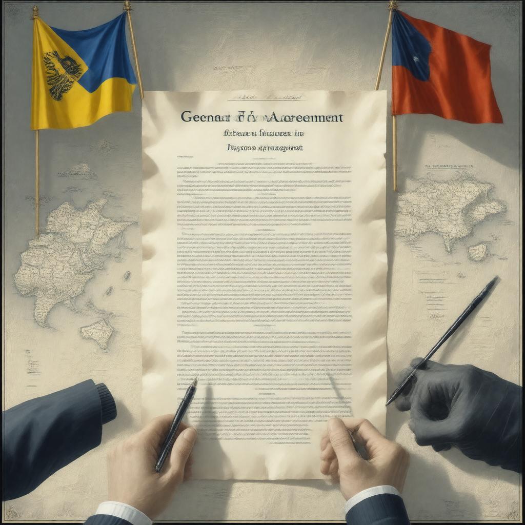 AI-created image of Dayton Agreement