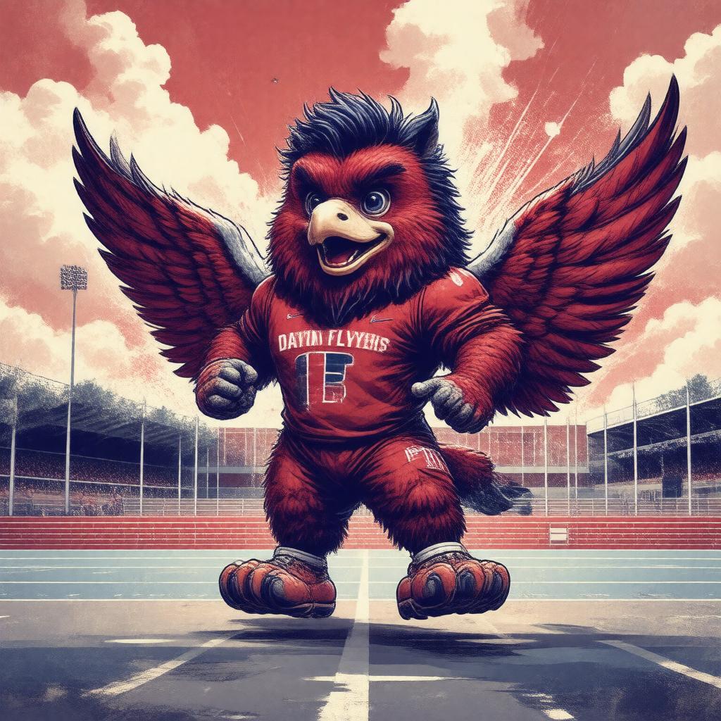 AI-created image of Dayton Flyers