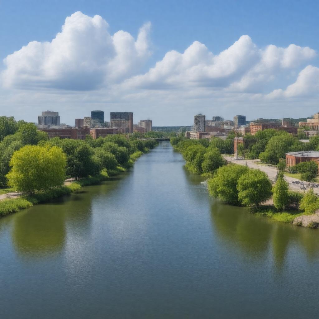 AI-created image of Dayton, Ohio, United States