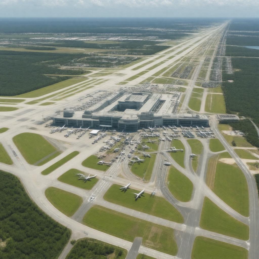 AI-created image of Daytona Beach International Airport