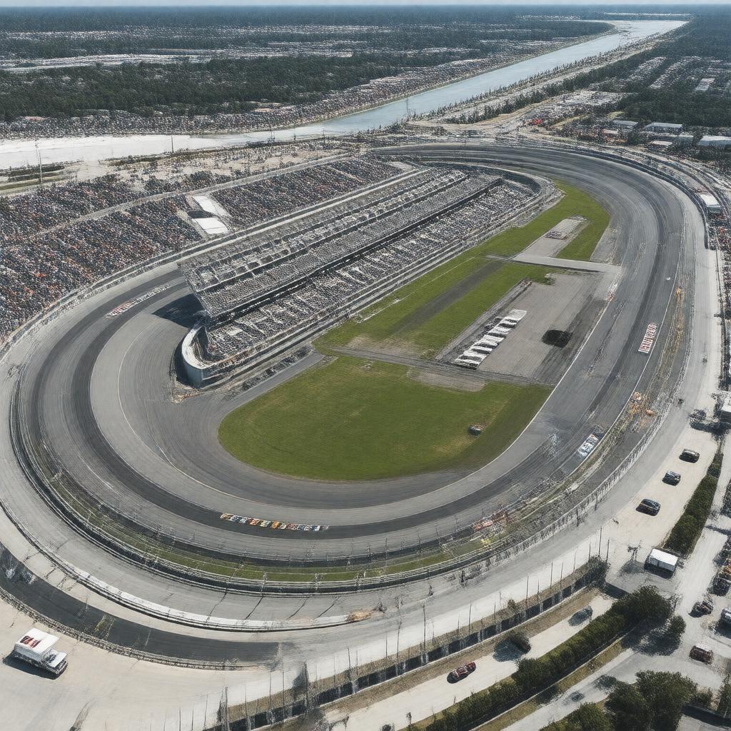 AI-created image of Daytona International Speedway