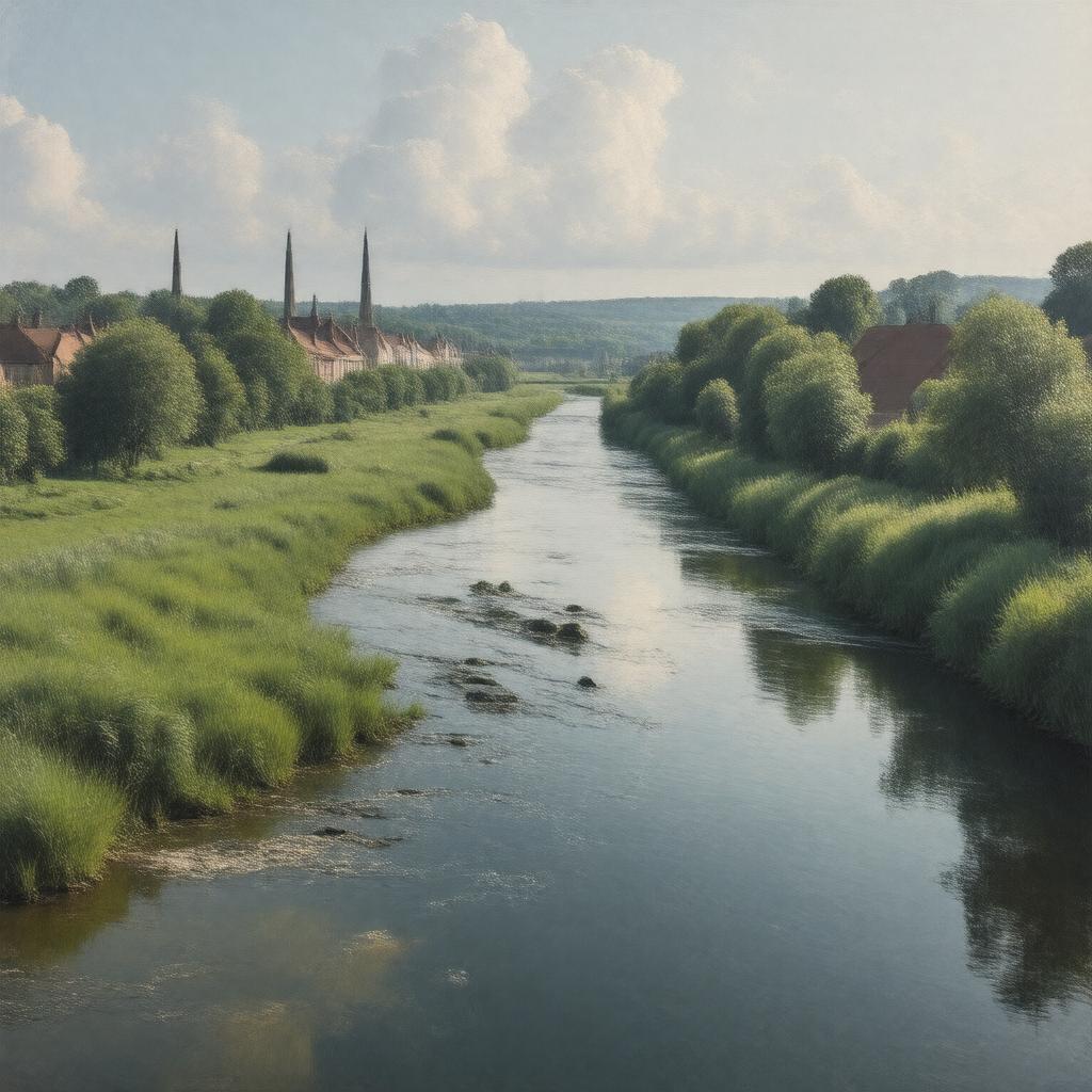 AI-created image of Deûle