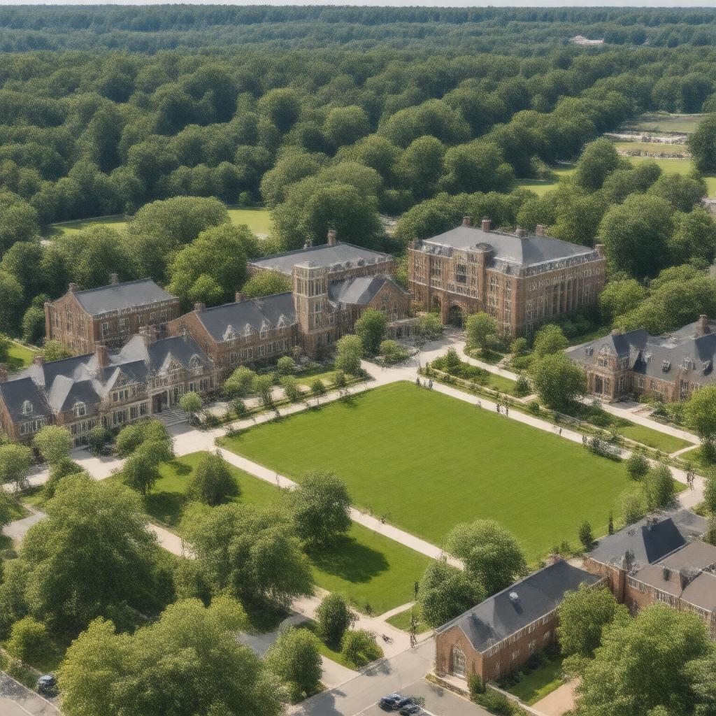 AI-created image of DePauw University