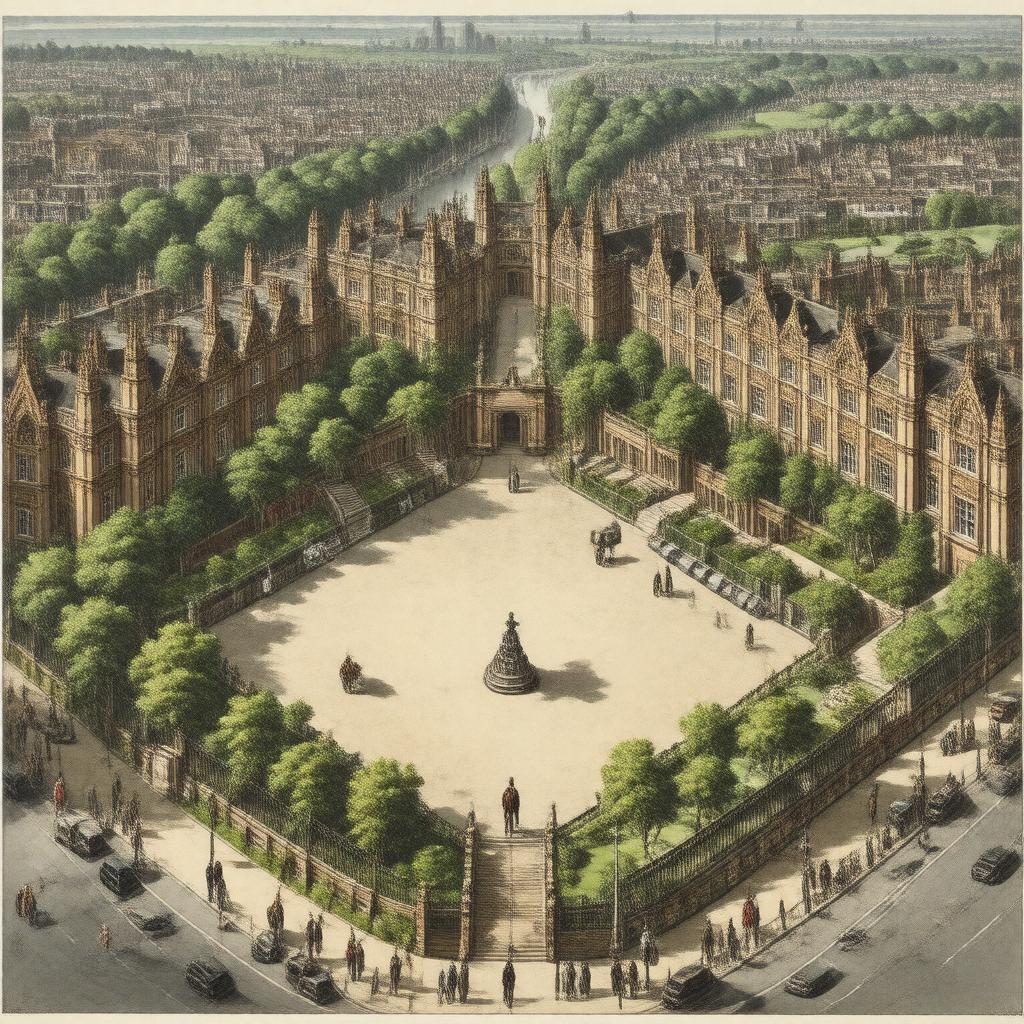 AI-created image of De Beauvoir Conservation Area