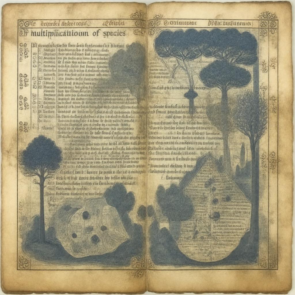 AI-created image of De Multiplicatione Specierum