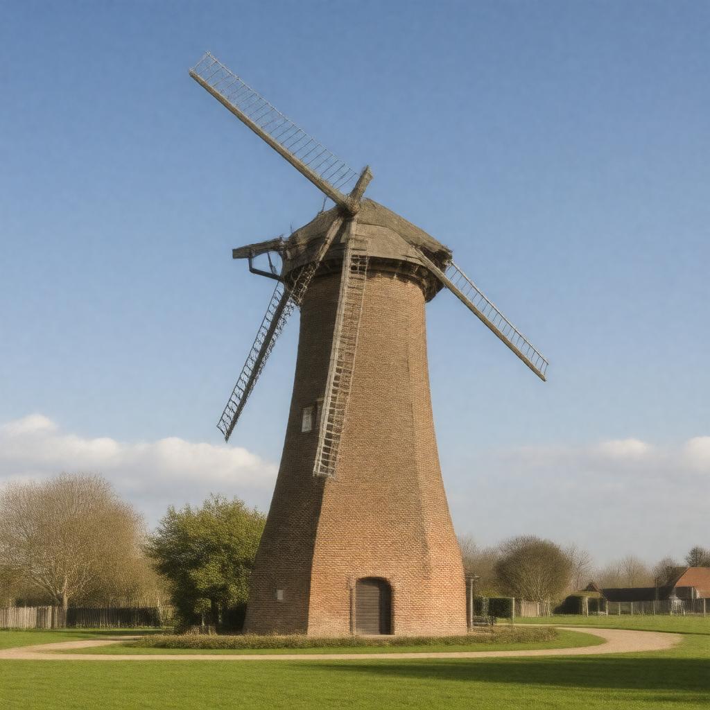 Click to view larger image AI-created image of De Noord windmill