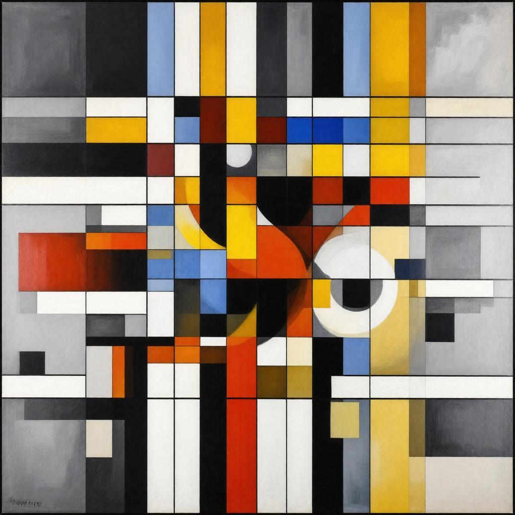 AI-created image of De Stijl