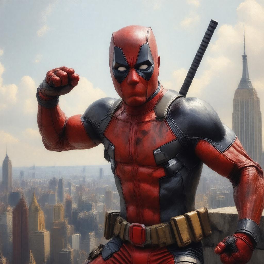 AI-created image of Deadpool