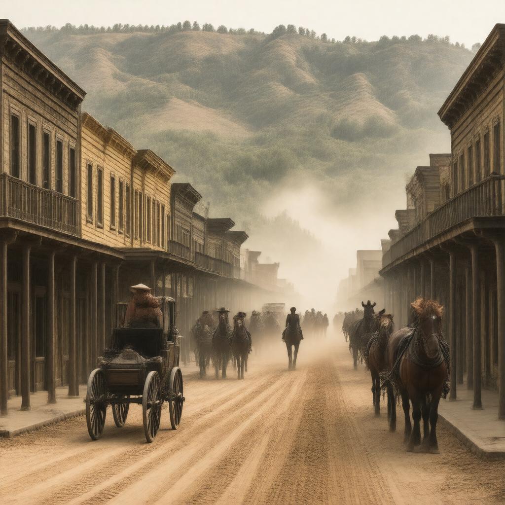 AI-created image of Deadwood