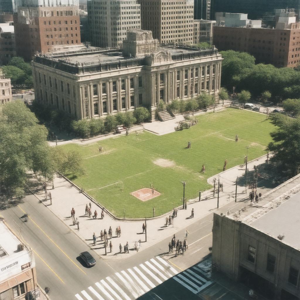 AI-created image of Dealey Plaza