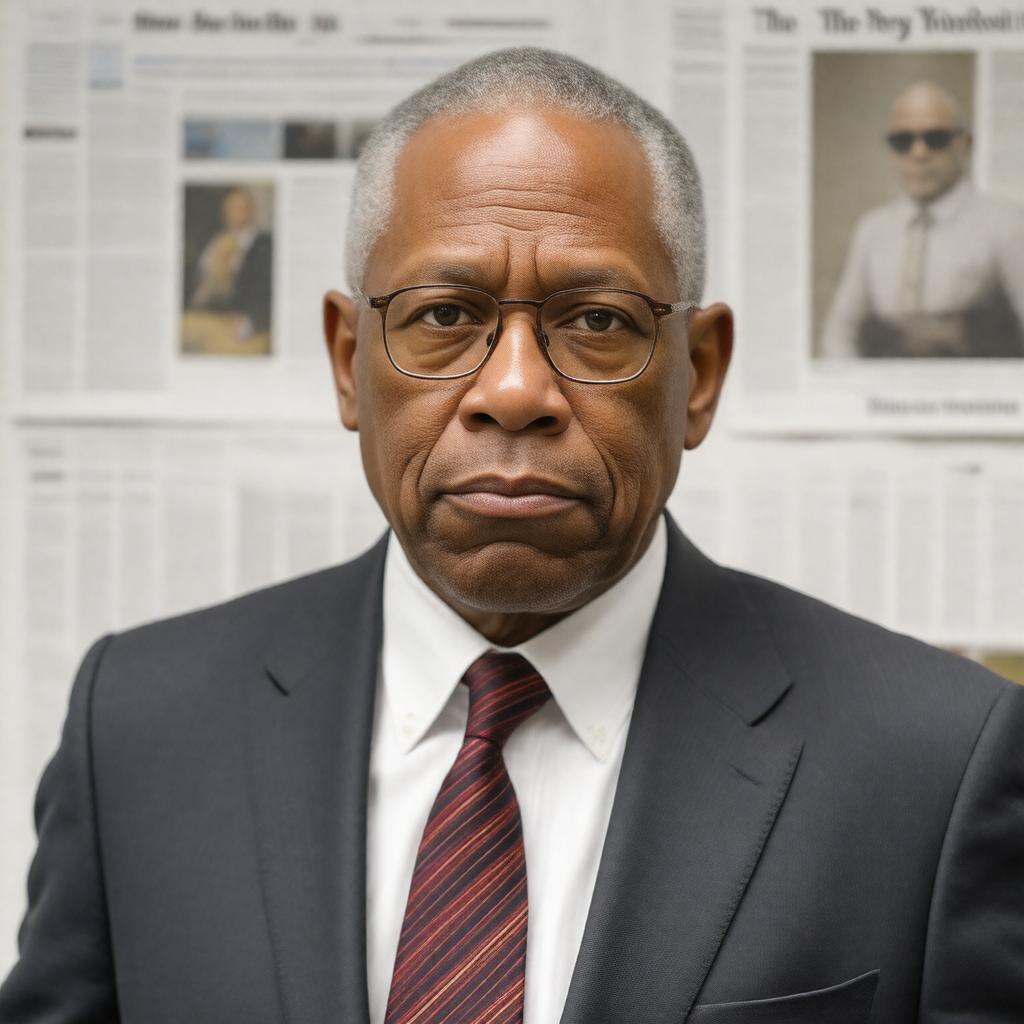 AI-created image of Dean Baquet