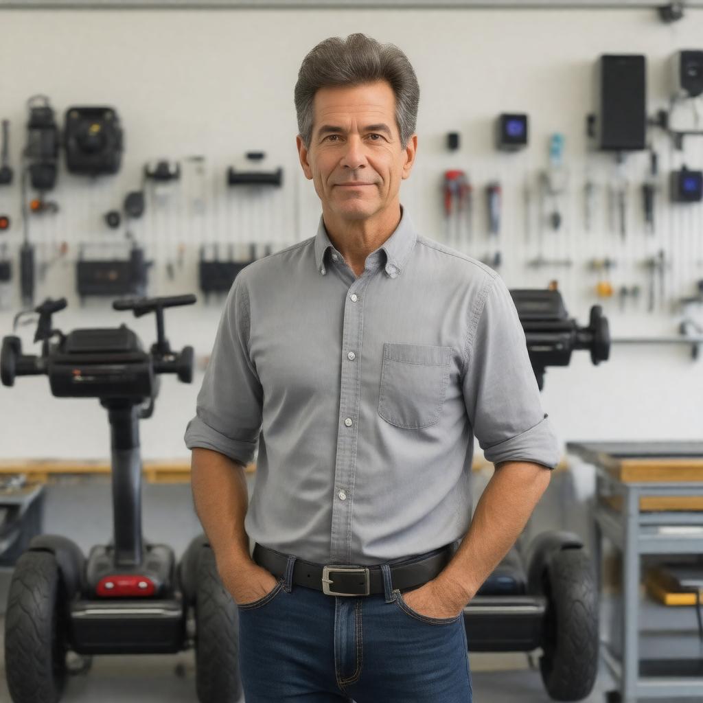 AI-created image of Dean Kamen