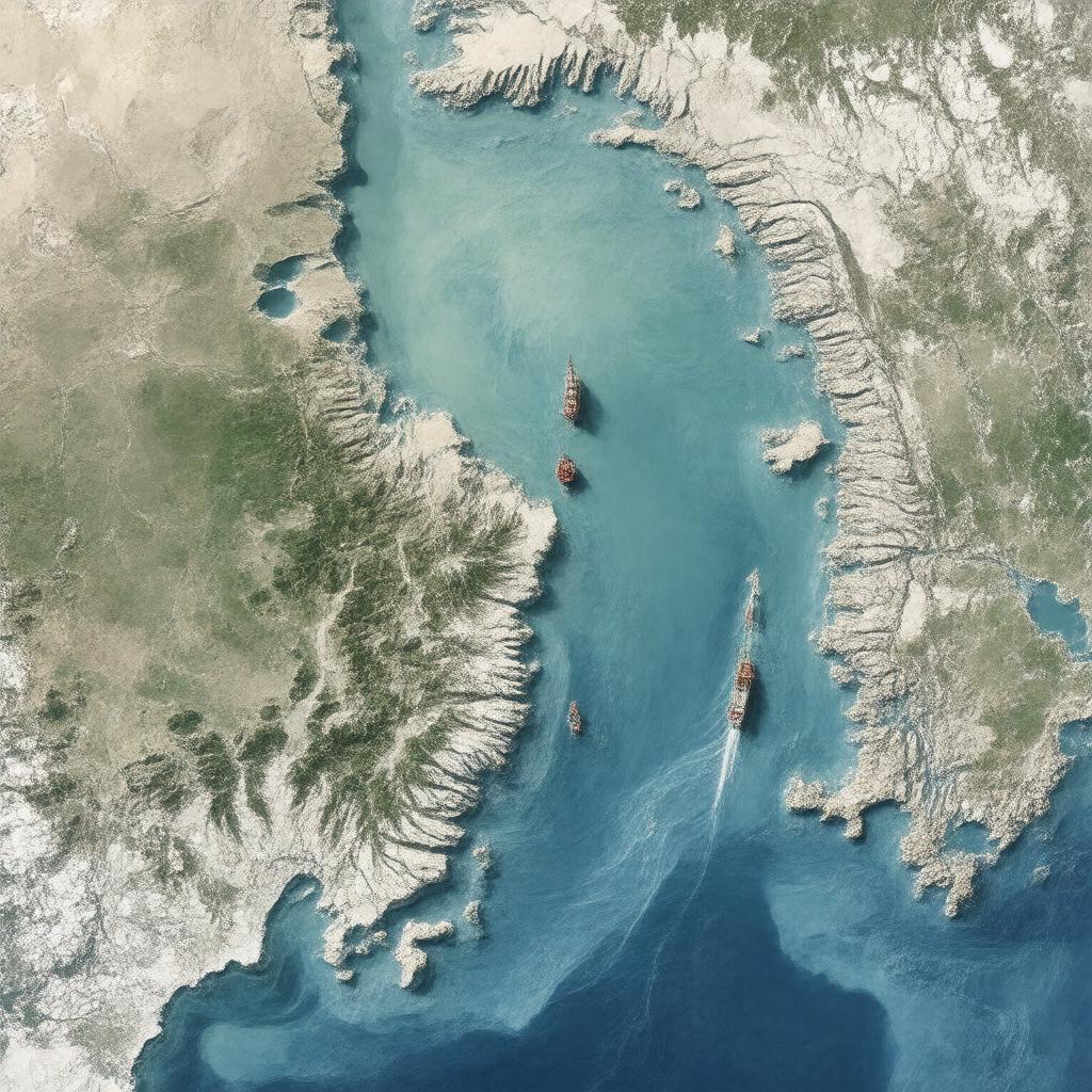 AI-created image of Dease Strait