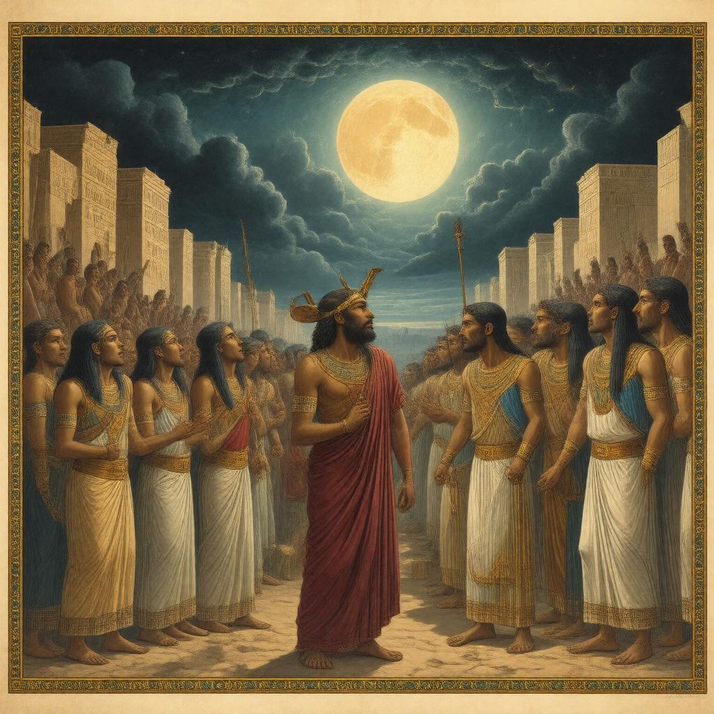 Click to view larger image AI-created image of Death of the Egyptian firstborn