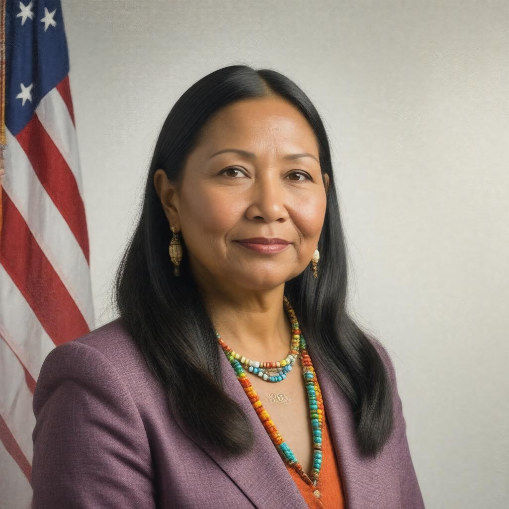 AI-created image of Deb Haaland