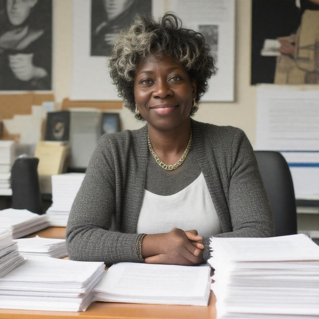 Click to view larger image AI-created image of Debbie Tucker Green