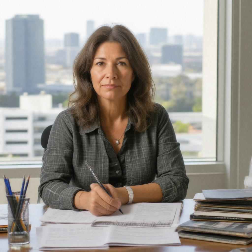 Click to view larger image AI-created image of Deborah Netburn