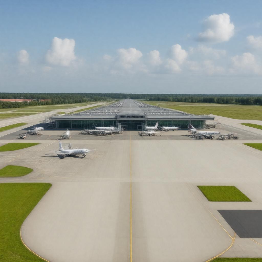 AI-created image of Debrecen International Airport
