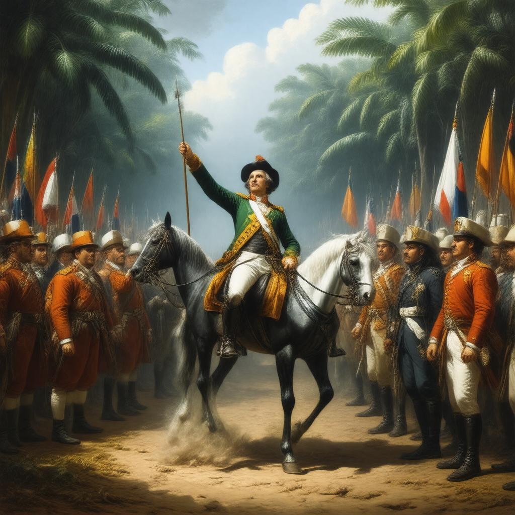 AI-created image of Declaration of Independence (1822)