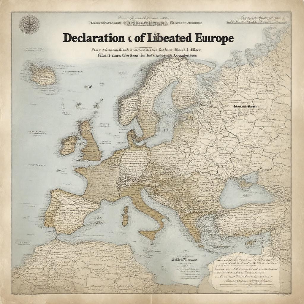 AI-created image of Declaration of Liberated Europe