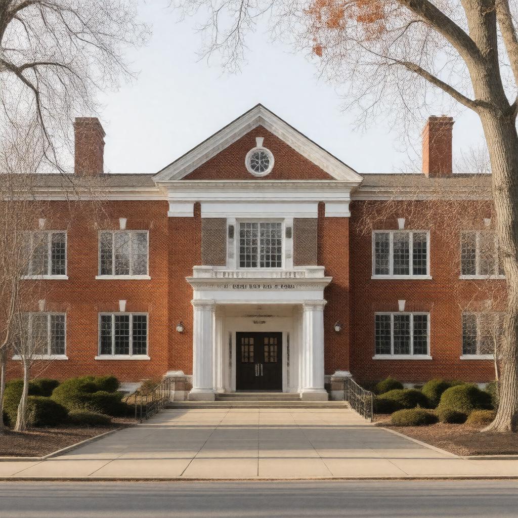 Click to view larger image AI-created image of Dedham High School