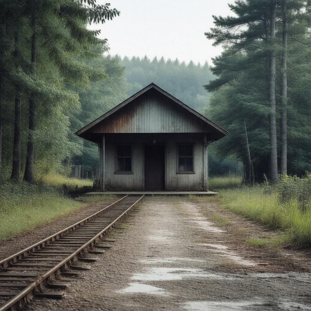 AI-created image of Deep River Station