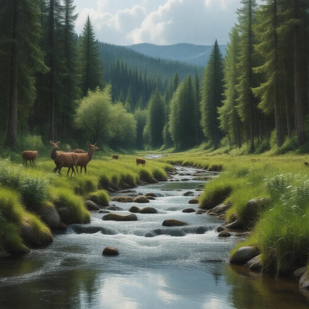 AI-created image of Deer Creek