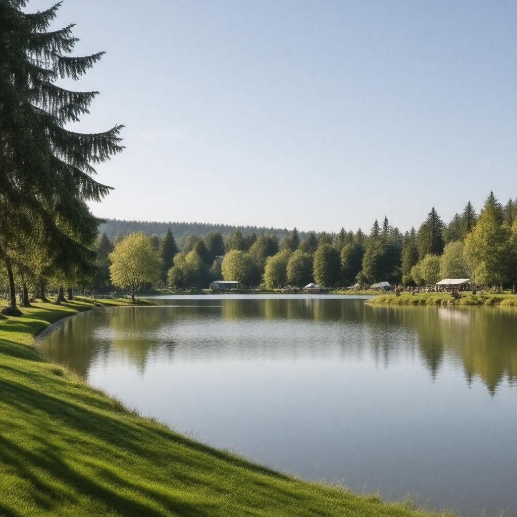 AI-created image of Deer Lake Park