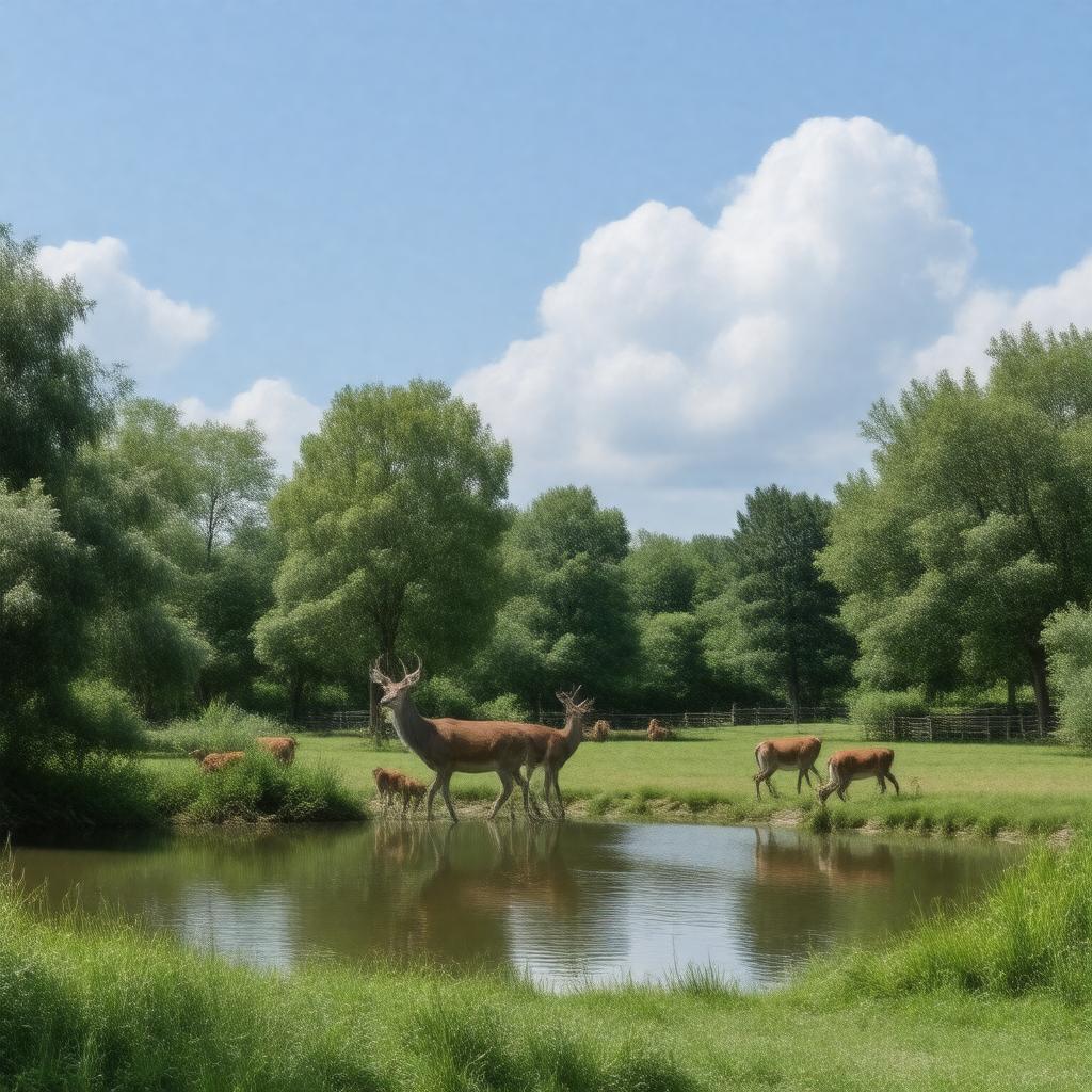 AI-created image of Deer Park