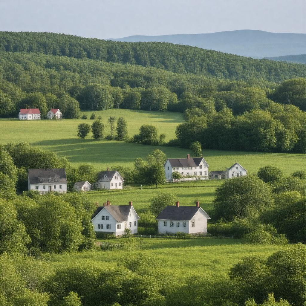 AI-created image of Deering, New Hampshire